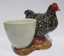 Lovely Glazed Quail Ceramics Maran Hen Ceramic Egg Cup Eggcup