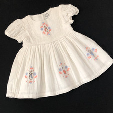 12Baby Girls  Cream Peter Rabbit Dress  12/18 Months