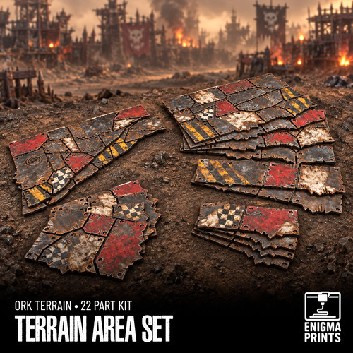 Ork terrain area set - area,