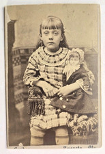 Antique CDV Photo Unique Young