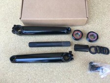 New Black 175mm 3-Piece BMX