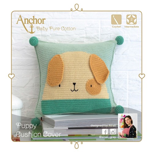 Anchor crochet kit cushion - crochet,