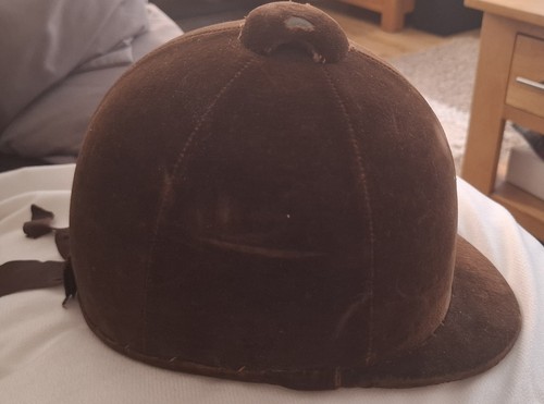 Vintage 1950s brown velvet - vintage,