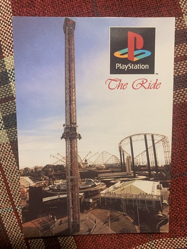 Playstation the ride postcard - playstation,
