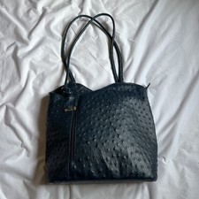 Italian Leather Ostrich Design