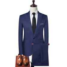 2 Pieces Set Men Business Suit