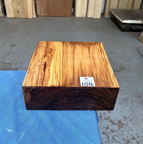 Olivewood 8x8x3 exotic - x, 8x8x3”