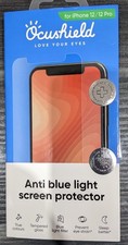 Ocushield Anti Blue Light Tempered Glass Screen Protector for iPhone 12/12 Pro