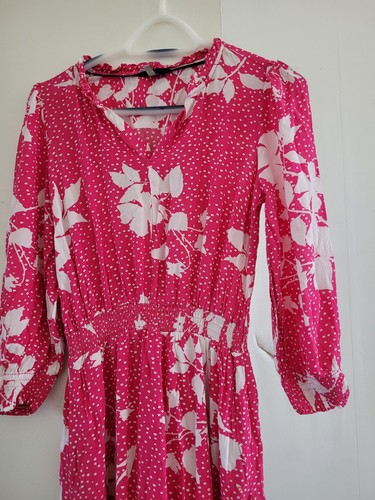 Joules pink white - pink, floral