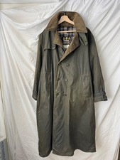 VINTAGE  BARBOUR A600 WAX TRENCH COAT | SIZE 42