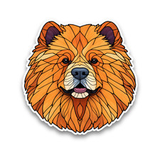 Chow Chow Dog Puppy Stained