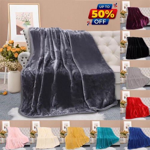 Mink fleece blanket sofa - blanket, throw