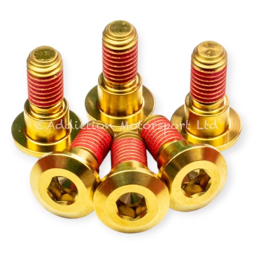 Gold titanium rear disc - 6x,