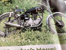 AJS 16 MC TRIALS MOTORCYCLE MAGAZINE ARTICLE last one