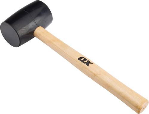 Trade black rubber mallet 16oz - trade,