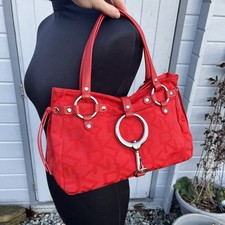 Vintage Y2K DKNY Red Monogram