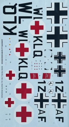 Decals junkers 52 - junkers, ju