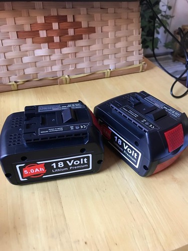Battery bosch 18v - x2, 5.0ah