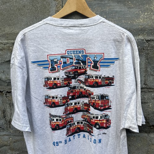 Vintage fdny men shirt - vintage, t-shirt