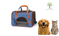 Blue Fabric Cat Crate Carrier