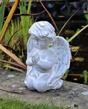 Garden Ornament Figurine Large Stone Magical Fairy Angel Statue