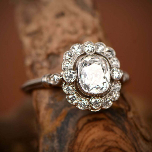 Vintage engagement ring 0ct - vintage,