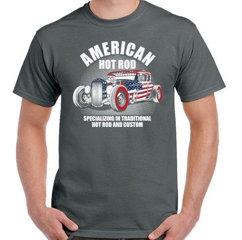 Hot rod shirt american - american, mens