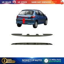 REAR DOOR TAILGATE MOULDING PANEL TRIM PAINTABLE FITS PEUGEOT 206 8742F6