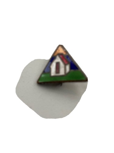 Vintage enamel brooch pin - vintage, brooch-pin