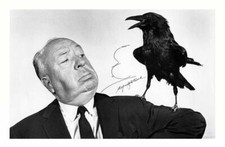 ALFRED HITCHCOCK AUTOGRAPH SIGNED PHOTO POTER PRINT