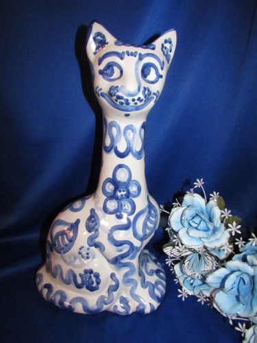 Vtg hadley pottery hand - m.,