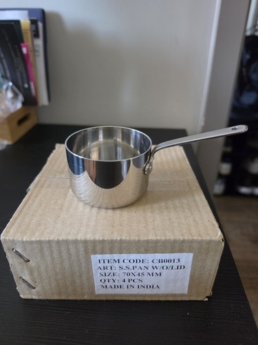 Mini sauce pan stainless steel - sauce,