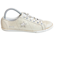 Converse One Star Slim Low Top Sneakers Unisex Mens 6.5 Womens 8 White Leather
