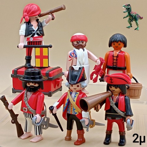 Playmobil red boat - red,