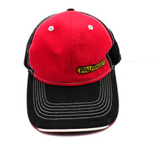 Palfinger Red & Black 100% Cotton Baseball Cap Adjustable One Size