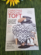 Christmas Crochet With Toft Magazine with 12 pattern instructions Xmas FAB
