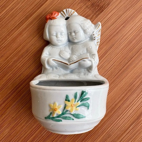 Antique miniature holy water - miniature,