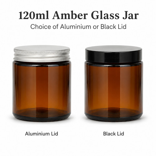 Amber glass jars airtight lid - jars,