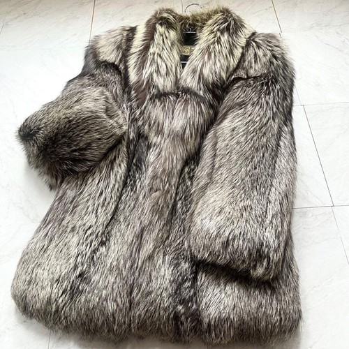 Saga fox royal fur coat - fox,