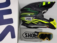 SHOEI VFX-WR GRANT3 Off-road Helmet XL Yellow/Black with Goggles