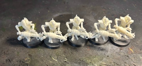 Resin printed necron immortal - printed,