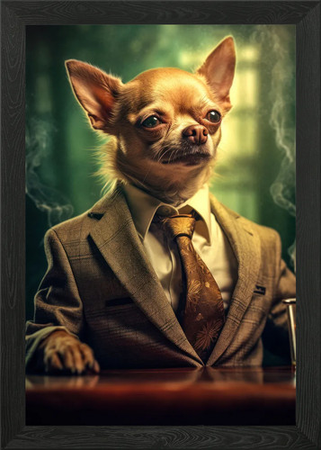 Chihuahua dog suit framed - dog, in