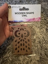 Wooden Owl Shapes Craft Pack