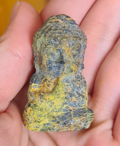 Small buddha bust - buddha, statue