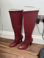 Reiss Cressida Bordeaux Boots Size 4