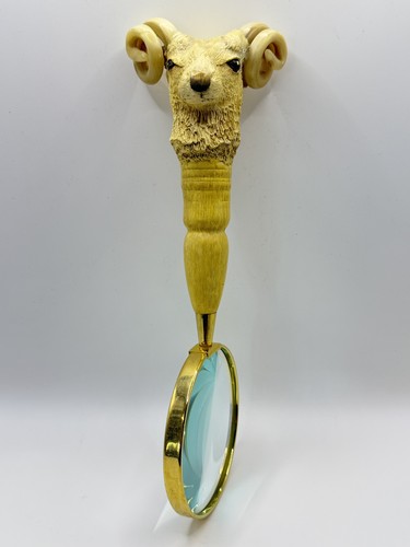 Vintage carved rams head - carved,