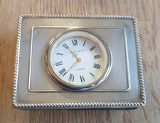 Vintage Kitney & Co London Sterling Siver ? Hallmarked Clock Not Working