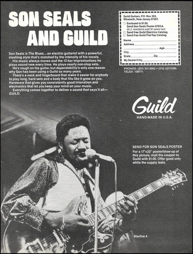 Son seals 1980 guild starfire - seals,