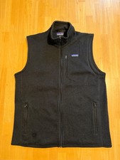 Mens Patagonia Better Sweater Fleece Vest Black Large