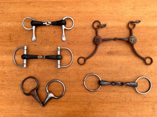 Used lot horse bits - lot,